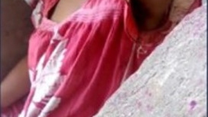 Indian bhabhi's intimate selfie video