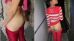 Payal, the sexy girl, giving a blowjob to her lover