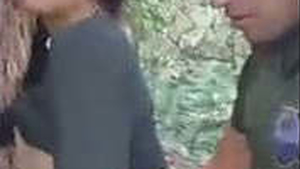 Indian girl enjoys public sex in a park