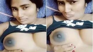 Swati Naidoo teases with her breasts and vagina on camera
