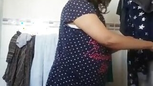 Cute girl ready for bath