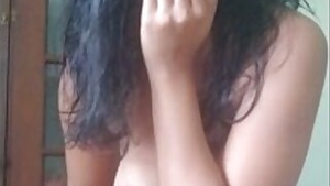 Super hot babe making video for lover