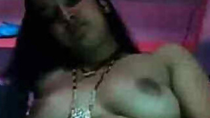 Desi female with boobs films her own XXX hole spreading legs