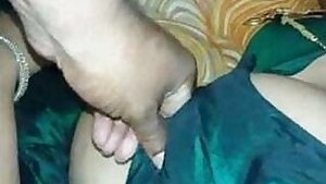 Busty mature Rajasthani aunty home with husband leaked