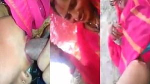 Watch a Rajasthani couple in an outdoor video clip