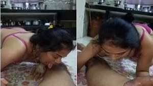 Amateur Indian wife arouses her partner with seductive moves