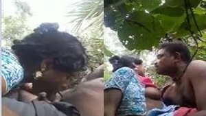 Desi couple's passionate outdoor lovemaking captured on camera