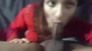Sexy Tamil cute housewife suck her husband dick