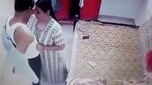 Desi Aunty Caught Having Affair In CCTV