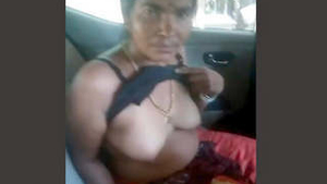 Indian housewife reveals her breasts to the landlord
