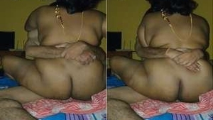 Indian wife gets on top of her husband's dick