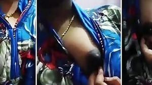 Indian beauty gets very horny exposing boobs in solo porn sex show