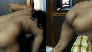 After quick sex Indian guy catches naked with her nice body
