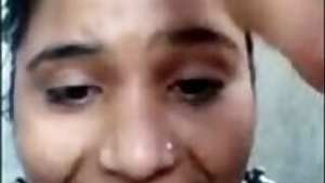 Village girl show her pussy video call with her lover