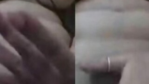 Sexy Girl Fingering on Video Call