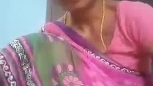 Telugu bhabhi flaunts her breasts and vagina in seductive manner
