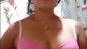 Stunning wife indulges in self-pleasure with her fingers in a heated video
