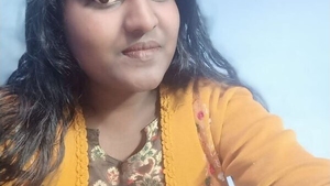 Aunts and a chubby South Indian girl's bathing and dressing encounter