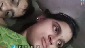 Live video of a rural Indian couple engaging in sexual activity