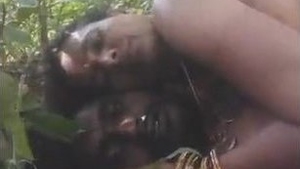 Outdoor Telugu couple engages in sexual activity
