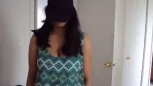 Indian beauty records intimate self-filmed content for her partner