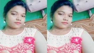 Exclusive Desi girl reveals her breasts and vagina in part 2