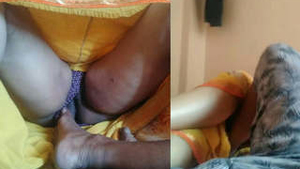 Devar pleasures her pinky pussy with foot in part 2