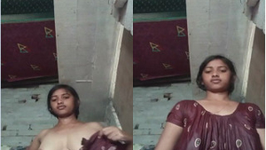 Exclusive Desi girl changes into sexy lingerie