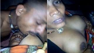 Exclusive video of desi bhabhi sucking Dewar's tits