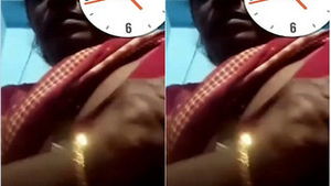 Exclusive video of a bhabhi pressing her chest against a man