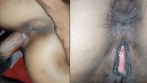 Sexy round ass Indian wife getting fucked hard doggystyle