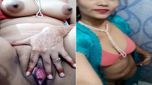 Amateur Bhabhi flaunts her big tits and pussy in exclusive video