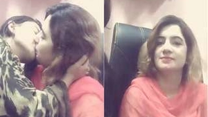 Young Indian lesbians share intimate moments in exclusive video